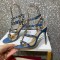 발렌티노 락스터드 샌들 힐 10.5cm