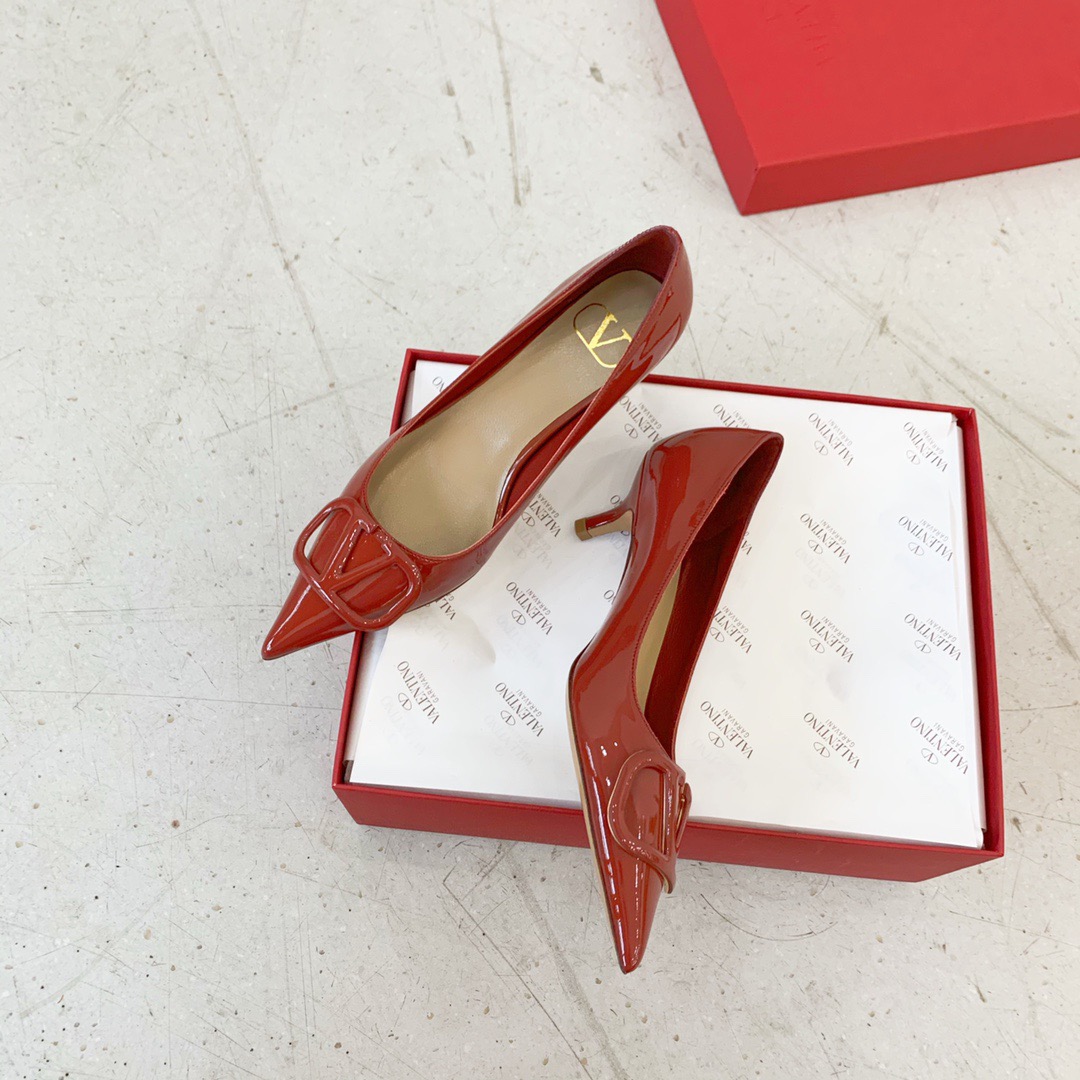 발렌티노 브이로고 펌프스 4.5cm