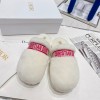디올 쉐무아 시어링 코튼 뮬