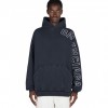 발렌시아가 OUTLINE 오버사이즈 HOODIE 페이드 블랙