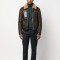 톰포드 남성 Shearling-Trimmed Leather Jacket