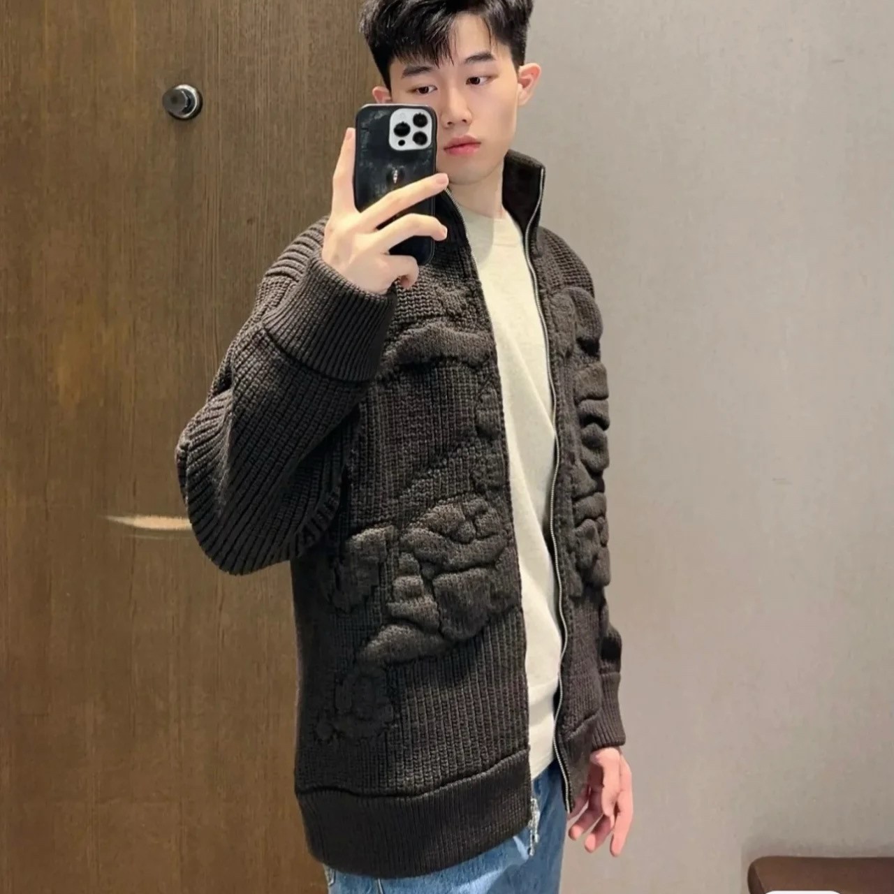 버버리 EKD 울 블렌드 재킷