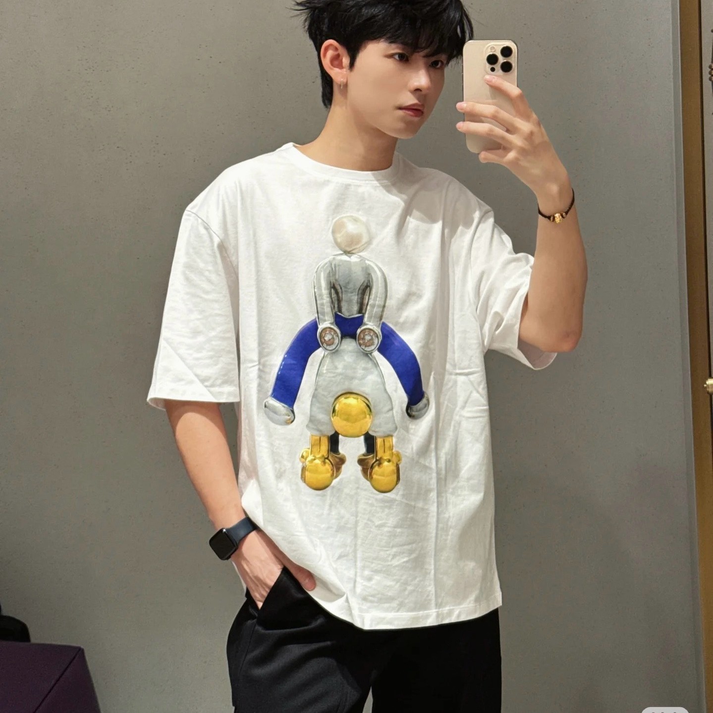 로에베 Loose fit T-shirt in cotton