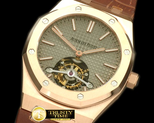 오데마피게 Royal Oak Tourbillon RG/LE Grey Real Tourbillon -AP0229C