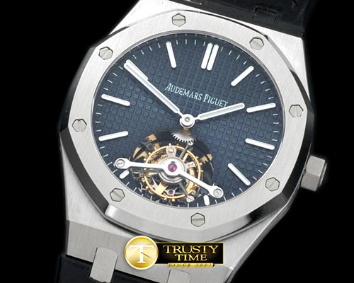 오데마피게 Royal Oak Tourbillon SS/LE Blue Real Tourbillon -AP0231D