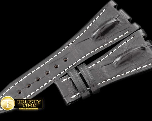 오데마피게 Gen Croc Black Horn Back Strap for AP Watches -APACC013B