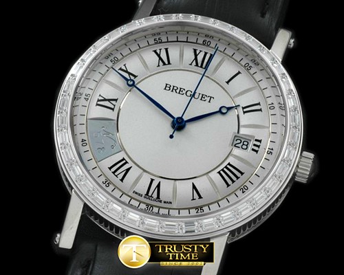 브레게 Jubilee Auto SS/LE White Roman Asian 2824 -BRE053B