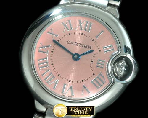 까르띠에 Ballon Bleu de Cartier Ladies SS Pink Swiss Quartz -CAR0323