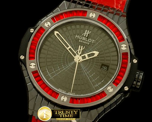 위블로 Caviar Cer/LE Black/Red Asia 2824 -HUB0279B