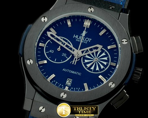 위블로 Classic Fusion Chrono PVD/LE Blue LE Jap Qtz -HUB0285B