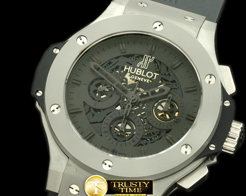 위블로 Aero Bang TI/RU titanium Bez Grey Skeleton A7750 -HUB0292