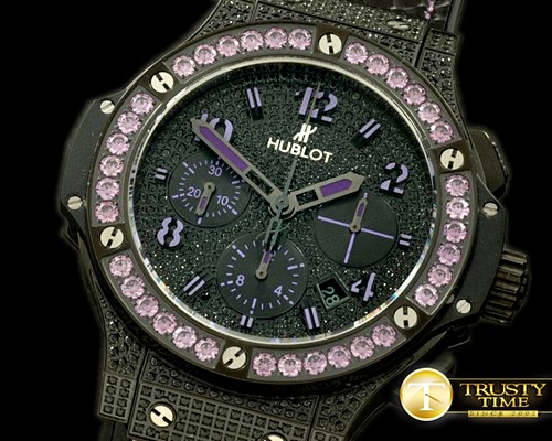 위블로 Big Bang Black Fluo Purple PVD/LE A7750 -HUB0295D