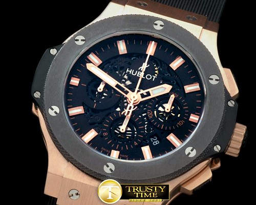 위블로 Aero Bang RG/RU Black Skeleton A7750 -HUB0300C