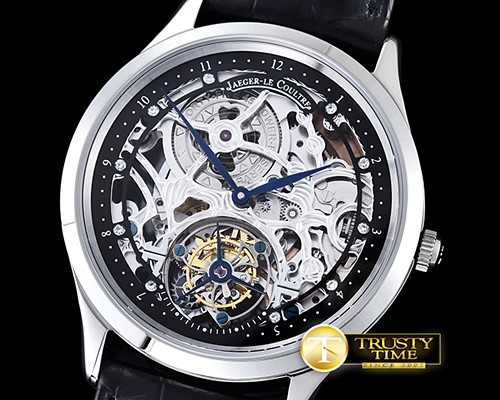 예거 르쿨트르 Master Skeleton Tourbillon SS/LE Blk Flying Tourbillon -JL092A
