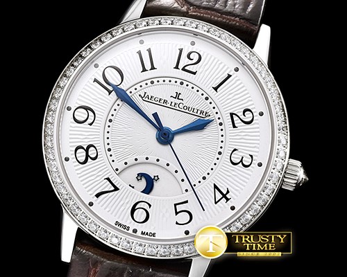 예거 르쿨트르 RendezVous Day/Night Diams Ladies SS/LE Wht MY9015 Mod -JL097C