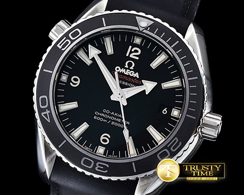 오메가 Planet Ocean 45mm SS/RU Blk Bez SS BP A2824 Mod 8500 -OMG0461F