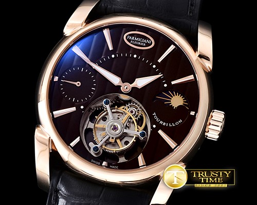 파르미지아니 Tourbillon RG/LE Brown Tourbillon -PAR010A