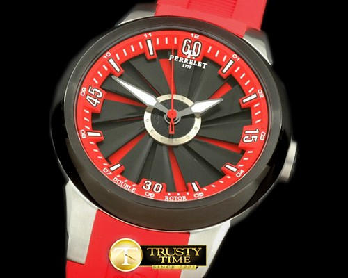 페르렛 Turbine XL SS/RU Black/Red Jap Quartz -PER017A