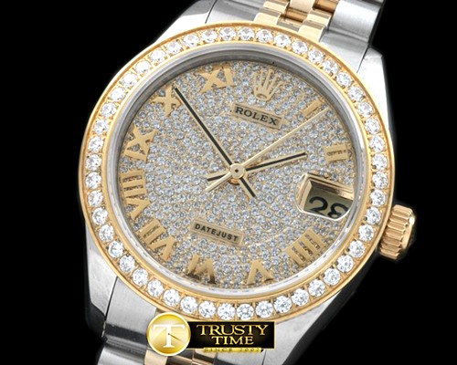 롤렉스 SS/YG Jubilee Diam Roman Asian 2836 -RMDJ200B