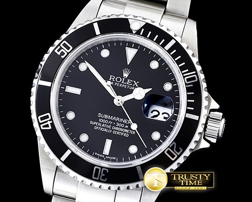 롤렉스 Submariner Ref.16610 SS/SS Black BP A3135 Mod -ROLSUB0201B