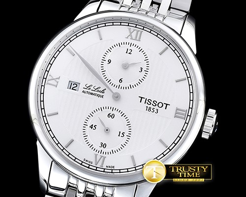 티쏘 Le Locle R?gulateur SS/SS White Asia 28252 -TIS002A