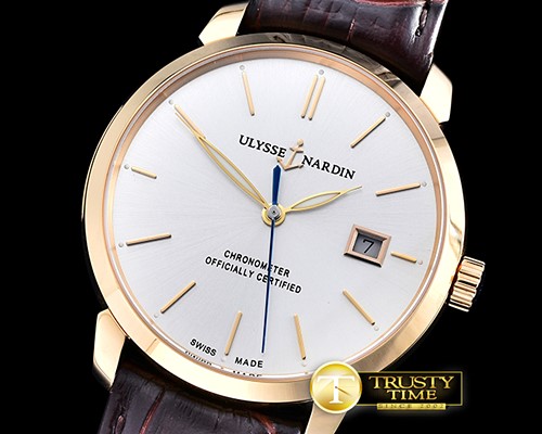 U-BOAT Le Locle 40mm RG/LE White Rose Asia 2892 -UN046A