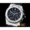 오데마피게 Royal Oak Ladies Chronograph SS/RU Black VK Qtz -AP0351A
