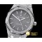 오데마피게 Royal Oak 15400 SS/SS Diam Grey JHF M9015/3120 -AP0365B