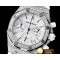 오데마피게 Royal Oak Ladies Chrono SS/RU Wht Stk Diam Bez VK64 -AP0368A