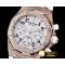 오데마피게 Royal Oak Ladies Chrono RG/RU Wht Num Diam Bez VK64 -AP0369B