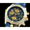 브라이틀링 Chronomat Evo SS/YG/LE Blue Num A7750 28800bph -BSW0217C