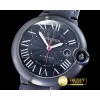 까르띠에 2016 Balon Bleu Carbon DLC/LE Black Asia 2824 -CAR0366