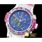 위블로 Big Bang Pop Art 38mm SS/LE Blue/Purple Bez OS20 Qtz -HUB0347C