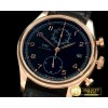 IWC Portuguese Chrono Date RG/LE Black Jap OS20 -IWC0187F