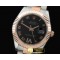 롤렉스 SS/RG Oyster Fluted Black Roman Asian Eta 28362 -R2DJ0186B