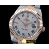 롤렉스 SS/RG Oyster Fluted White Roman Asian Eta 28362 -R2DJ0186F