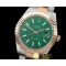 롤렉스 SS/RG Oyster Fluted Green Sticks Asian Eta 28362 -R2DJ0188I