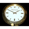 롤렉스 Dealer Clock SuperOcean Style YG/Wht Swiss Quartz -ROLCLK011
