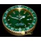 롤렉스 Dealer Clock GMT Style Green Green Swiss Quartz -ROLCLK034