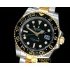 롤렉스 YG/YG 2008 GMT TT Black Swiss 2836 -ROLGMT105B
